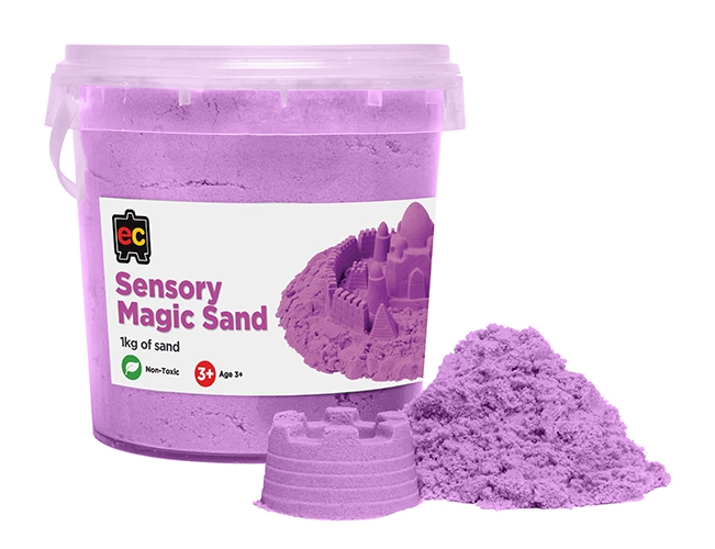 Sensory Magic Sand EC Purple 1Kg Tub